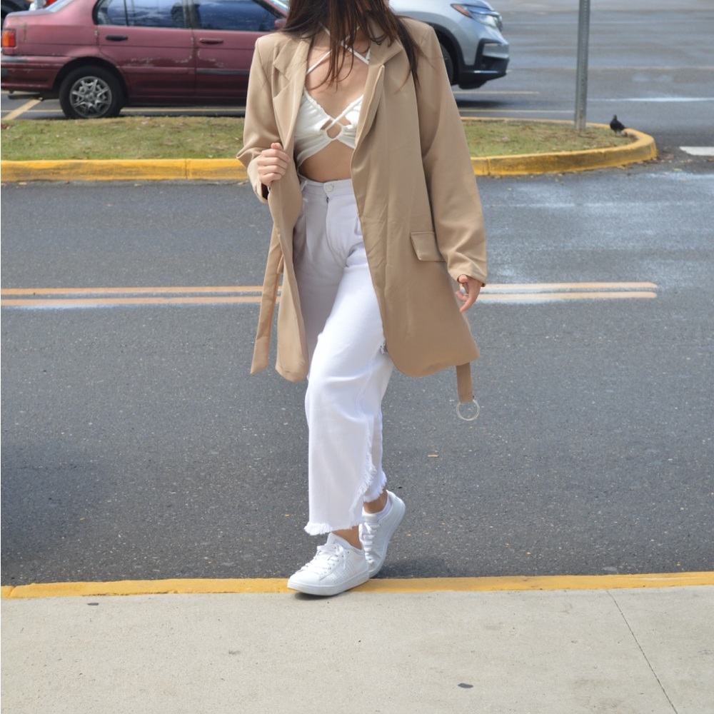Camel cardigan